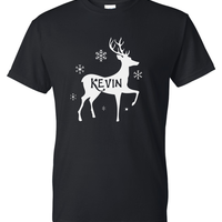 Santa's Reindeer Shirt, Christmas 2025 Shirts, Reindeer Names Shirt, Reindeer Crew Tee, Santa Xmas Shirt