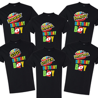 Custom UNO Birthday Boy Custom Tee Birthday Party Shirt