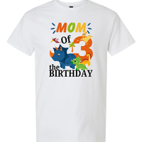 Personalized Dinosaur Birthday Boy Shirt Custom Dino Party Tee