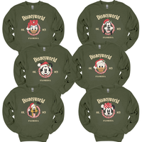 Retro Disney Matching Characters Christmas Trip Shirt | Vintage - Noahs Ark Box