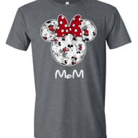 Disney Family Mickey Black & White Custom T-Shirts