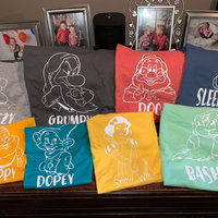 Custom Disney Seven Dwarfs Disney Family Vacation T-shirts and Friends T-Shirt