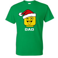 Santa Hat Lego Personalized Family Shirts with Facial Expression Legoland T-Shirts