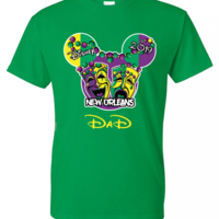 Custom Disney Mardi Gras Vacation Family and Friends T-Shirt *NEW 2026*