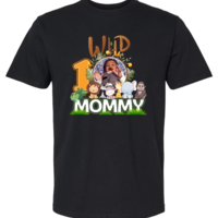 Personalized wild safari jungle wild one custom picture family T-shirt Theme