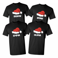 Christmas Santa Hat Shirts | Disney Christmas | Disney Shirt | Disney Shirts | Disney World | Disneyland | Christmas Shirts