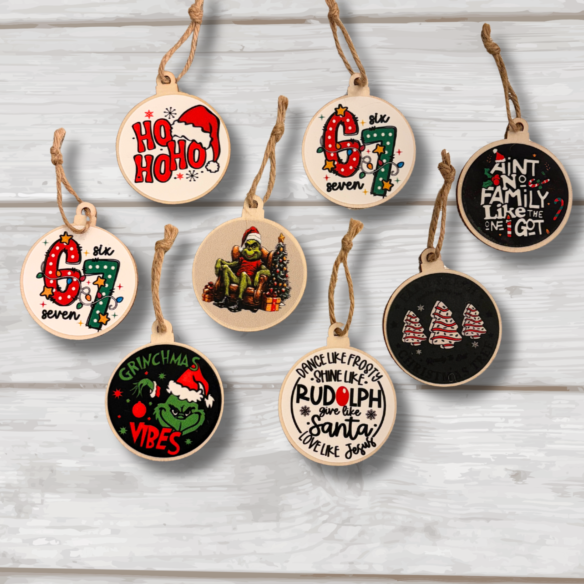 Noahs ark box  noah ark box Custom Design Christmas Ornament_ Personalized Ceramic Ornament_Personalized Text_ Your Design Here_ Custom Ornament Text Color Keepsake