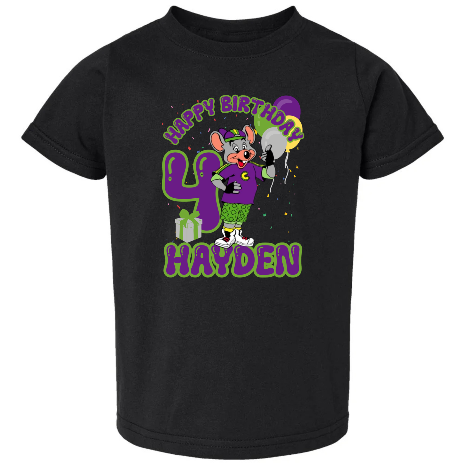 Personalization Chuck E Cheese Birthday Boys Shirt | Chuck E Cheese Birthday Shirt | Chuck E Cheese Theme Party Shirt | Birthday Boys Shirt