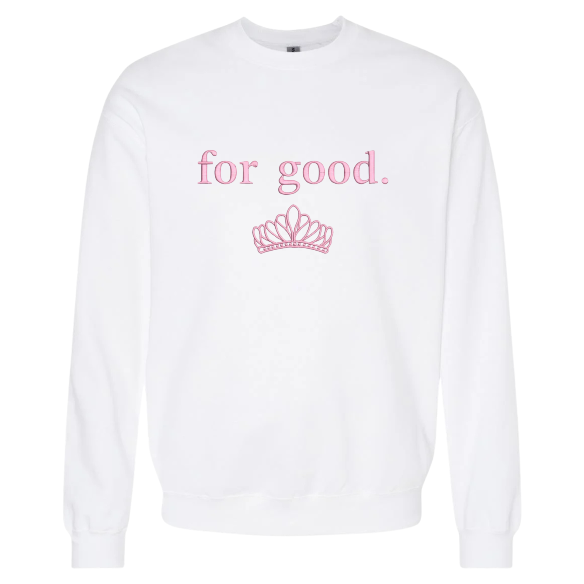 For Good Embroidered Sweatshirt, Good Wicked Inspired Sweatshirt, Aesthetic Changed For Good Sweatshirt, Wizard Of Oz Sweater Noahs Ark Box