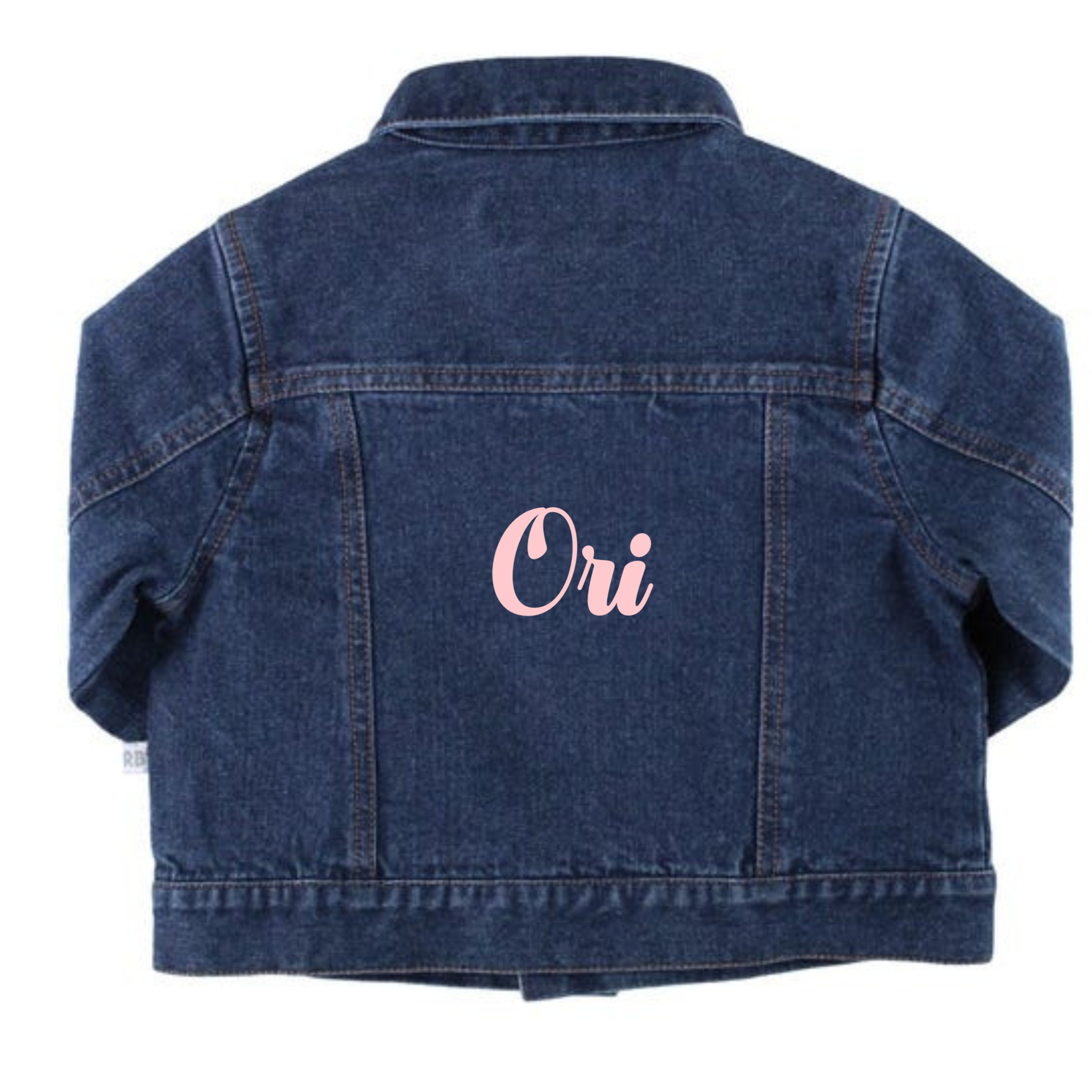 CUSTOM REQUEST Embroidery Name  Infant Jean Jackets 