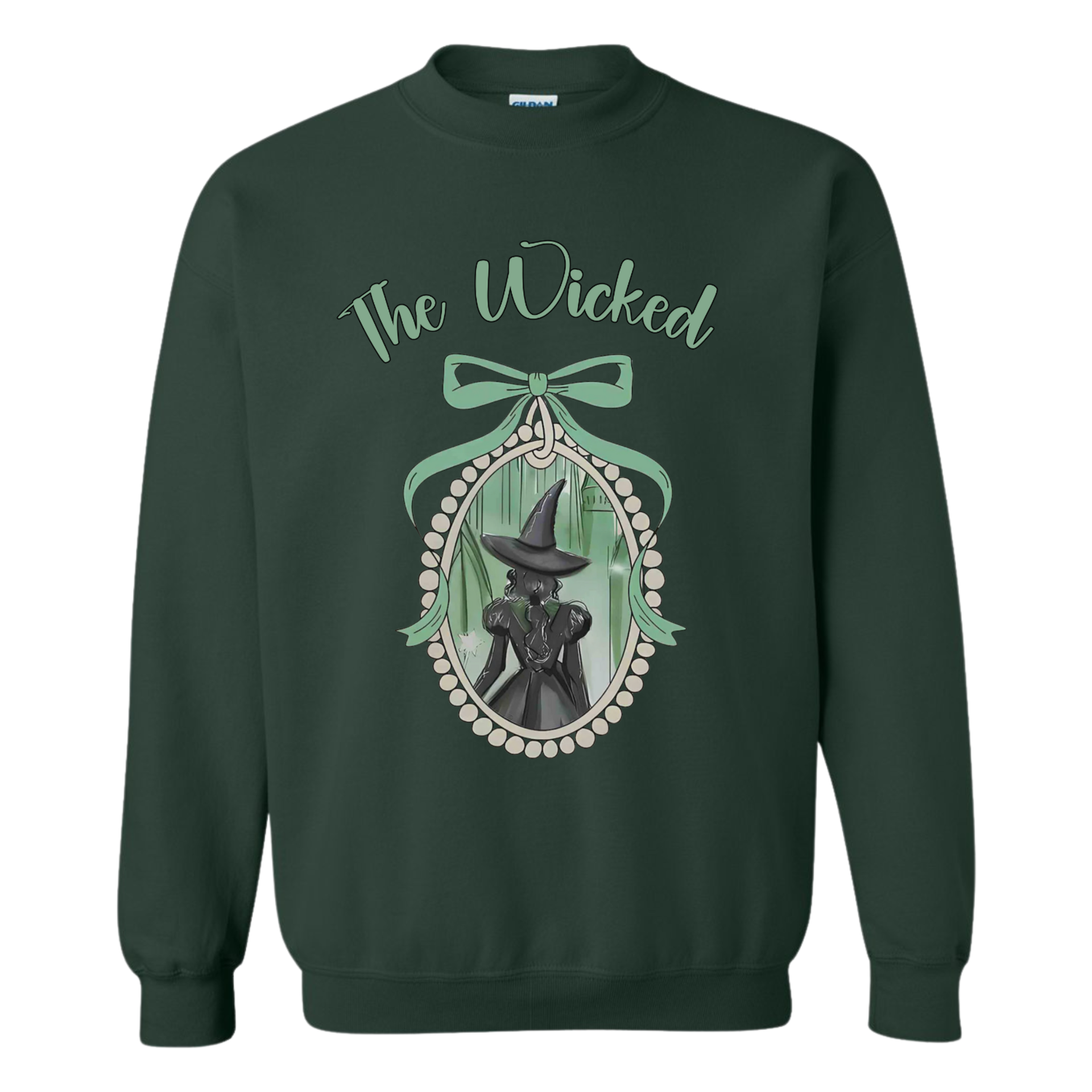 Coquette Bow Wicked Movie Inspired Pink & Green Couple Shirt, Changed For Good Shirt