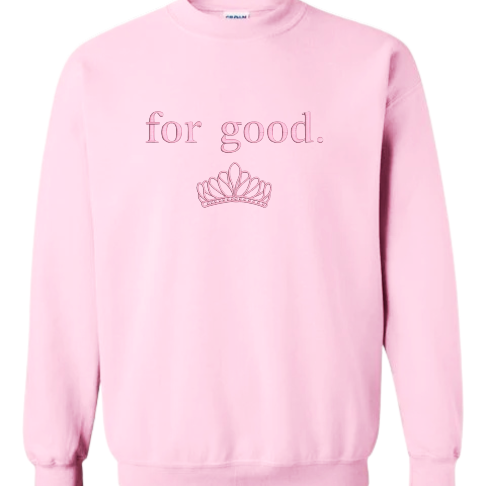 For Good Embroidered Sweatshirt, Good Wicked Inspired Sweatshirt, Aesthetic Changed For Good Sweatshirt, Wizard Of Oz Sweater Noahs Ark Box