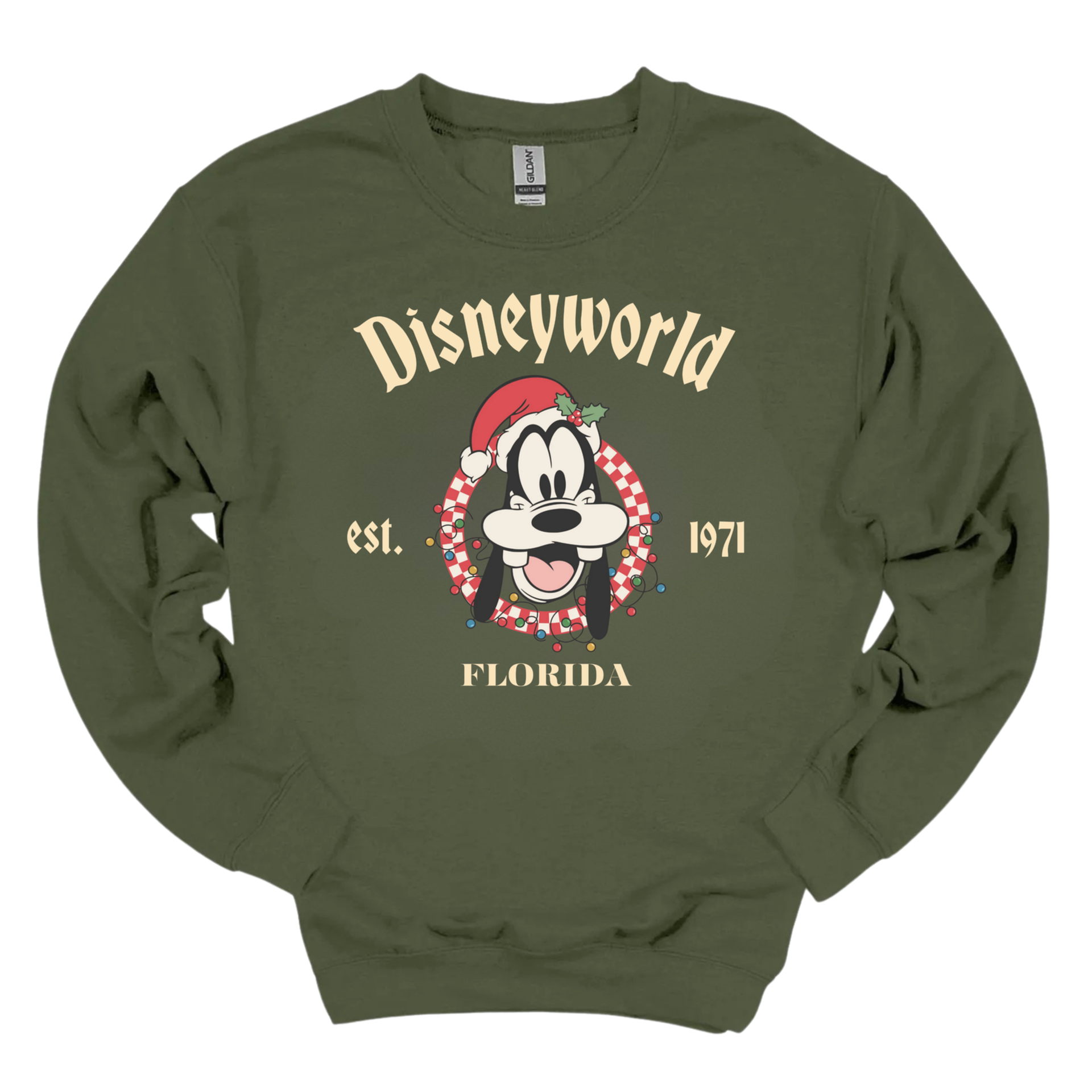 Retro Disney Matching Characters Christmas Trip T_Shirt_ Vintage Mickey Minnie, Donald_ Goofy_ Pluto Holiday Tee Comfort  Noahs Ark Box Family Tee Colors