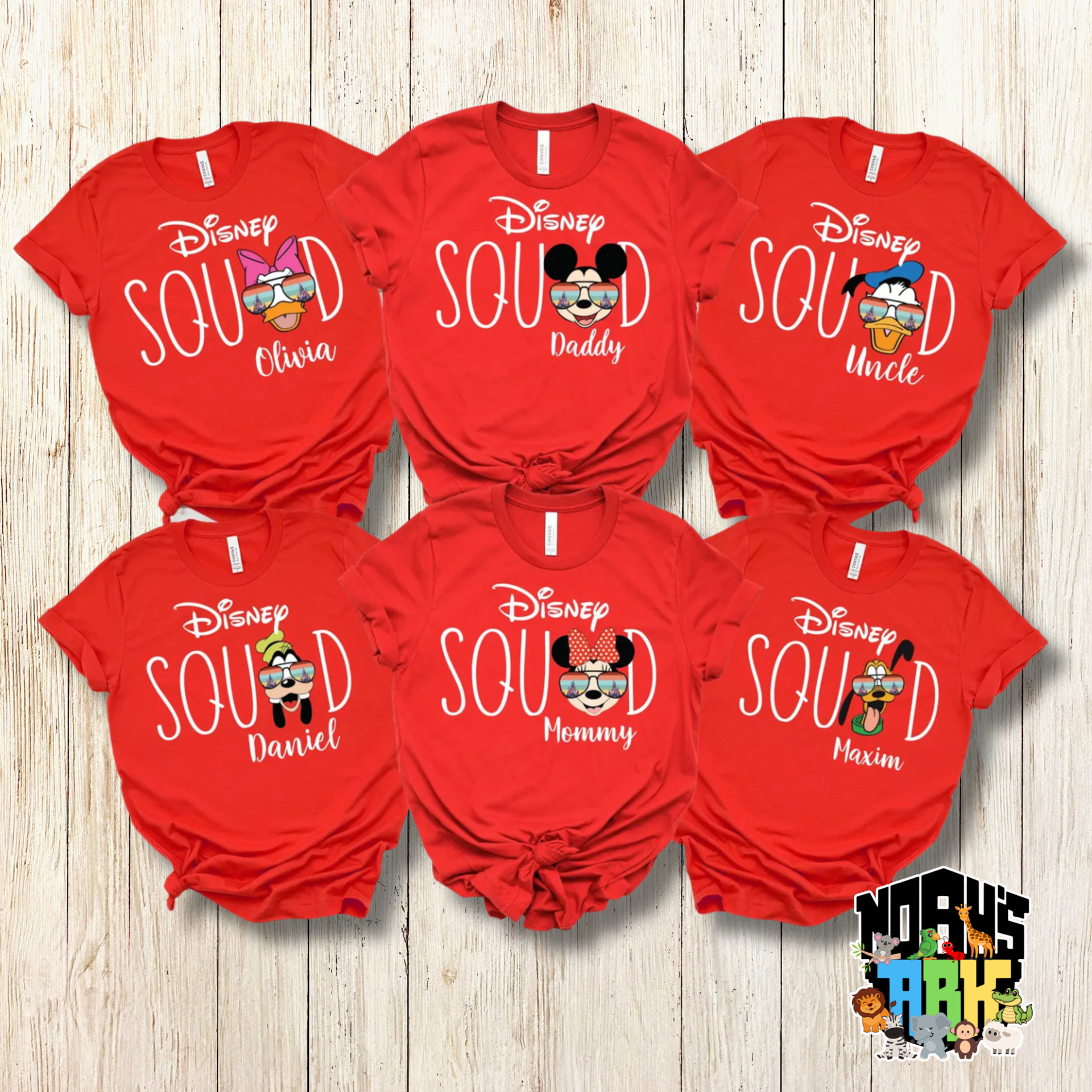 Custom Disney Squad Mickey and Friends Shirt