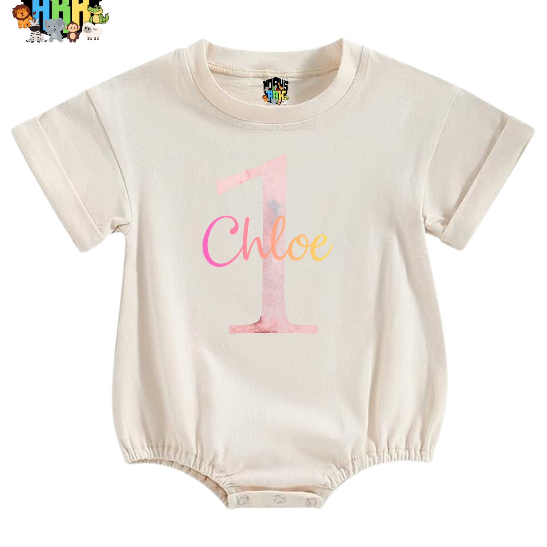 1st Birthday Romper Girl