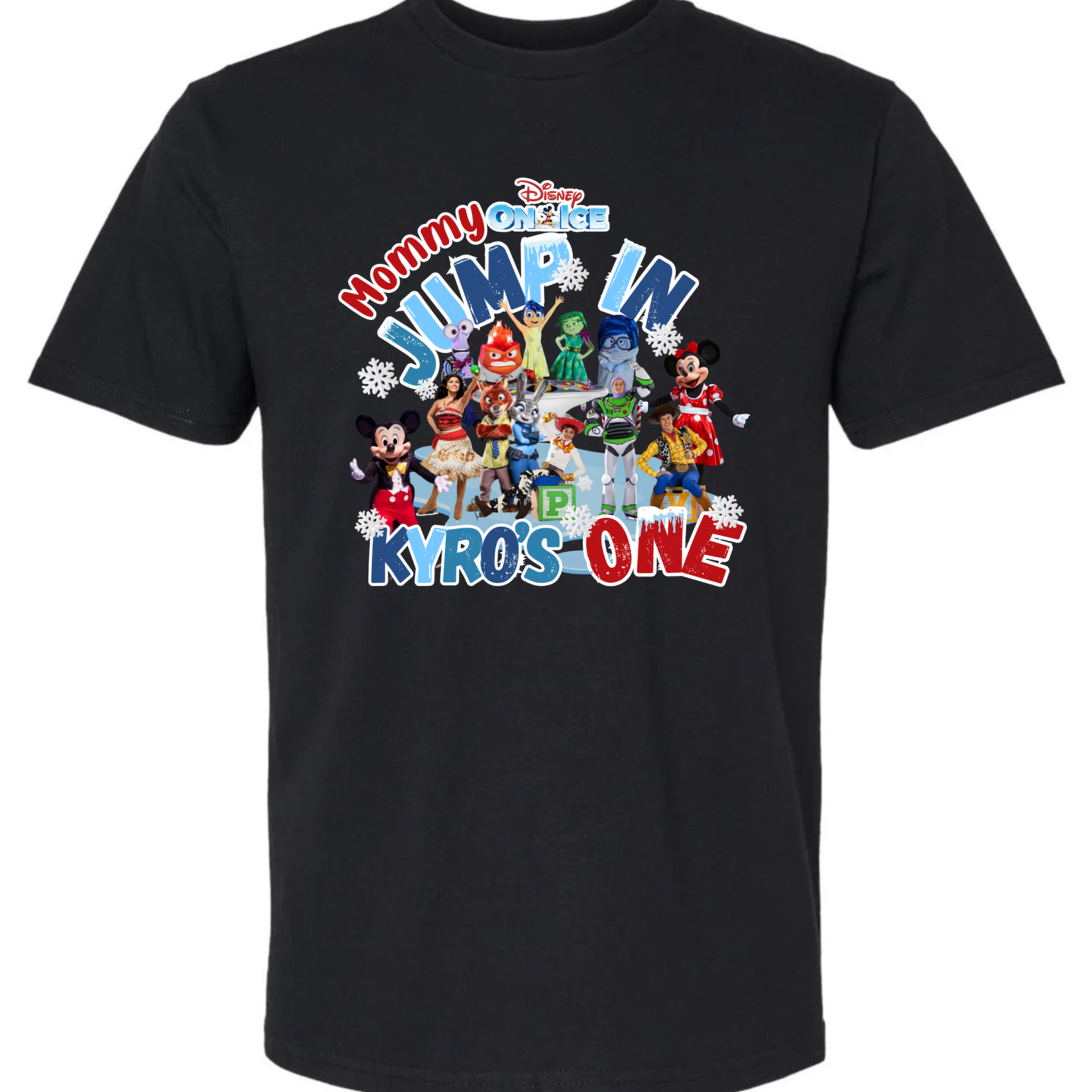 Personalized Disney on Ice Birthday Boy Shirt Custom Party Tee