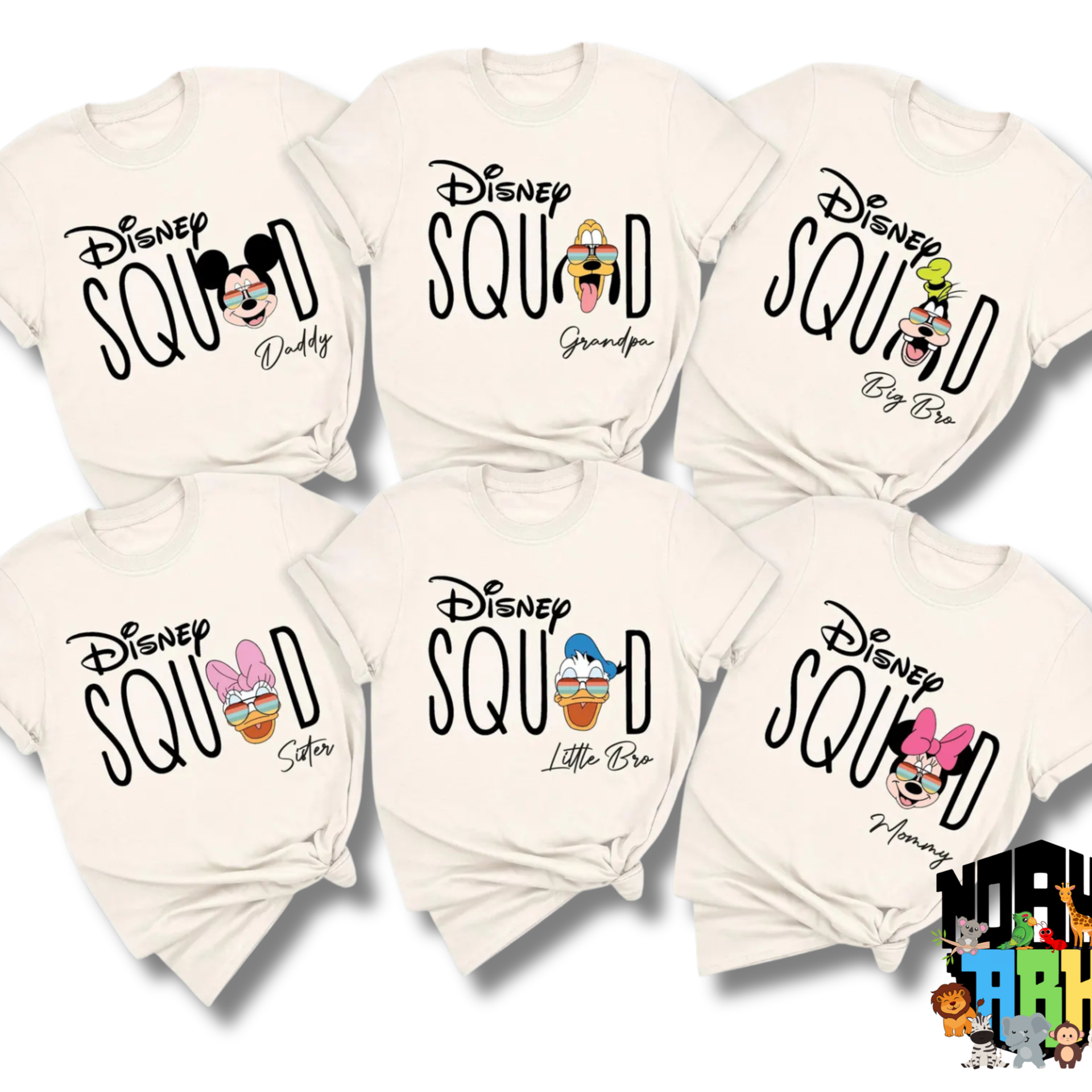 Custom Disney Squad Mickey and Friends T-Shirt