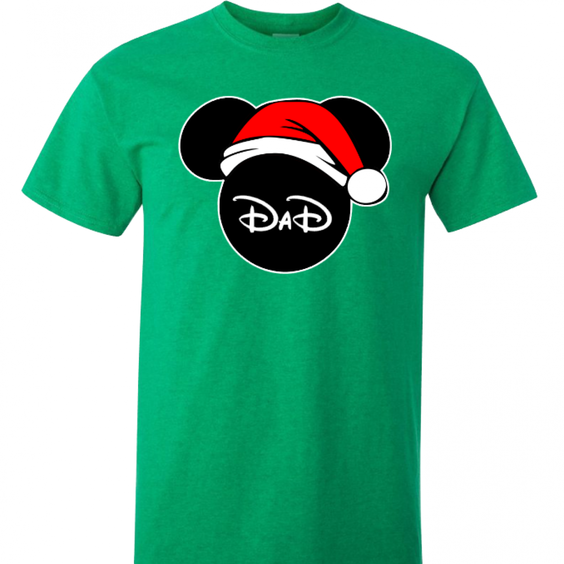 Disney Christmas Family Mickey and Minnie Santa Custom T-Shirts