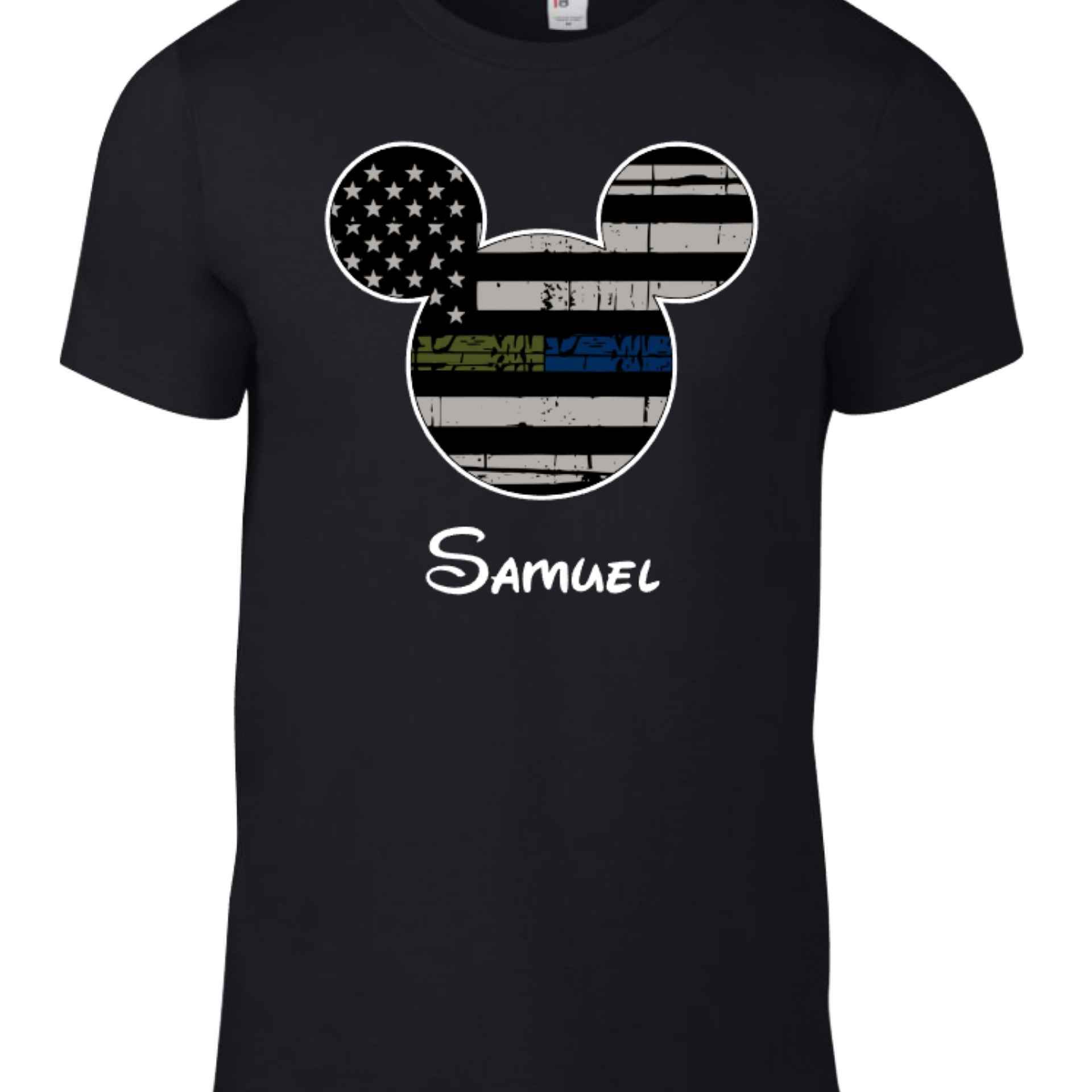 Custom Disney House Divided Disney US Marines Military Police Family Mickey Mouse Family Matching Shirts