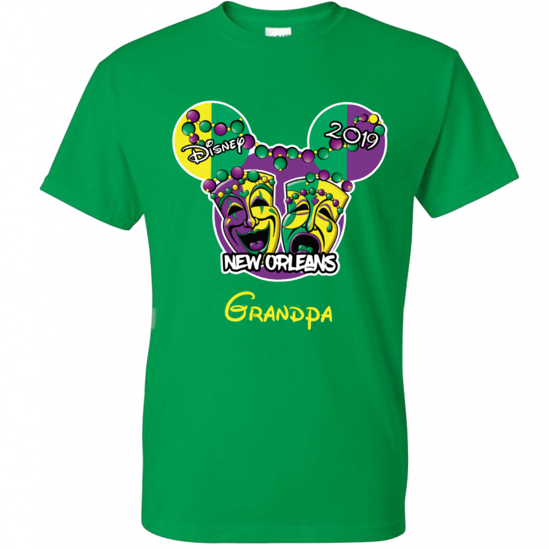 Custom Disney Mardi Gras Vacation Family and Friends T-Shirt *NEW 2026*