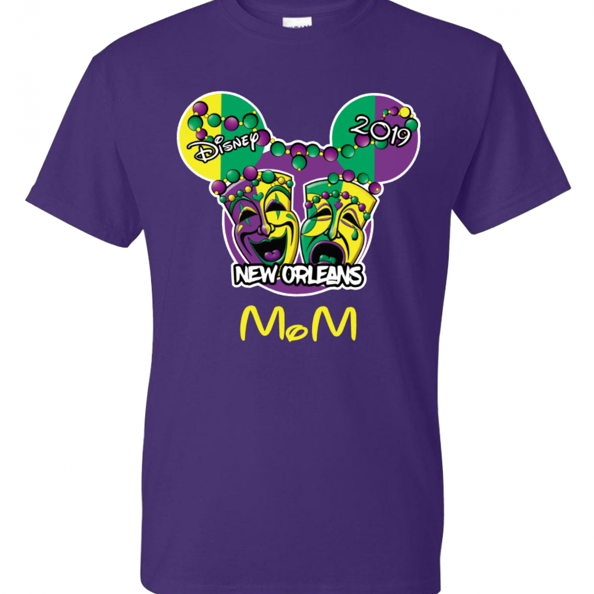 Custom Disney Mardi Gras Vacation Family and Friends T-Shirt *NEW 2026*