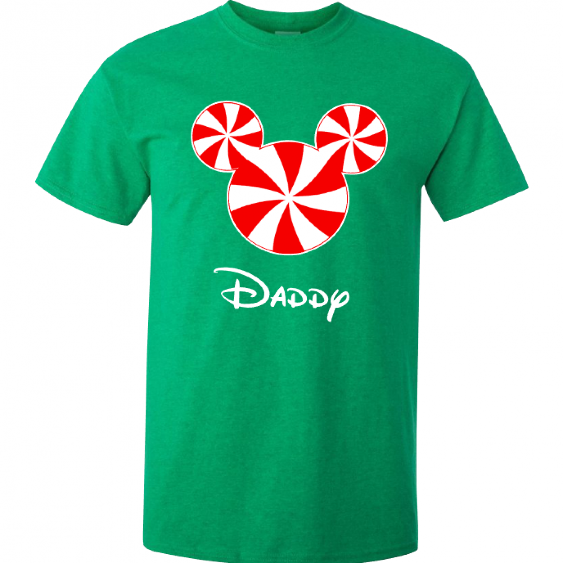 Disney Peppermint Christmas Family Mickey and Minnie Custom T-Shirts
