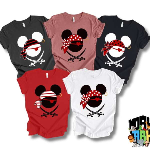 Custom Disney Pirate Family Shirts