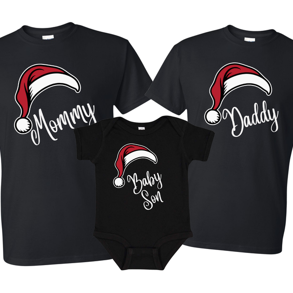 Christmas Santa Hat Shirts | Disney Christmas | Santa Matching Pajama Shirts 