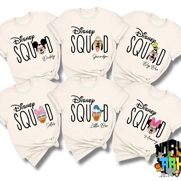 Custom Disney Squad Mickey and Friends T-Shirt