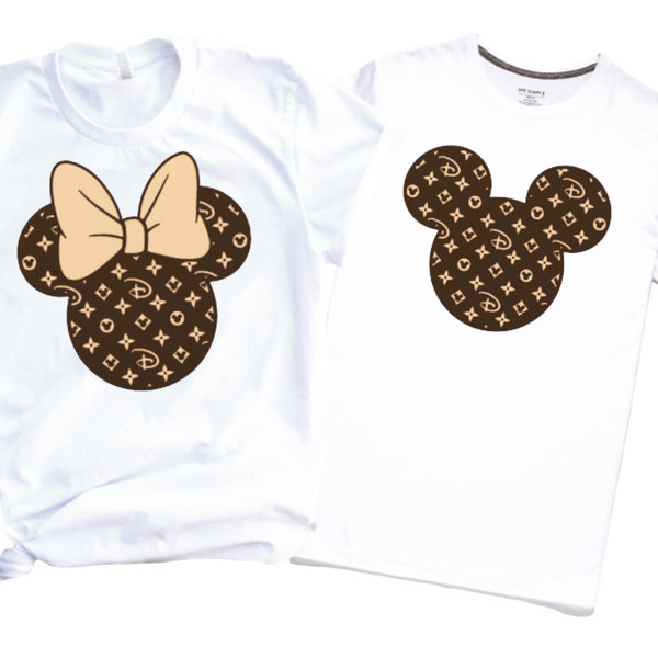Custom Disney Monogram, Mickey Minnie Mouse and Friends T-Shirt